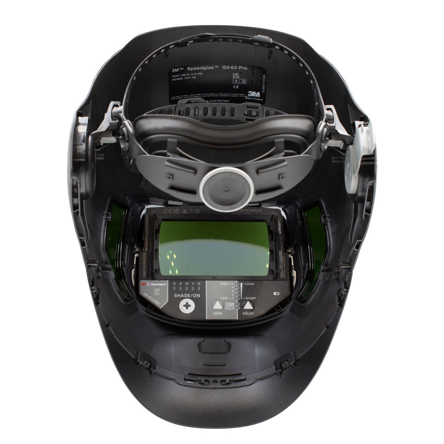 3M Speedglas G5-03NC Pro Welding Helmet – Auto-Darkening Filter Detail, Part 631810