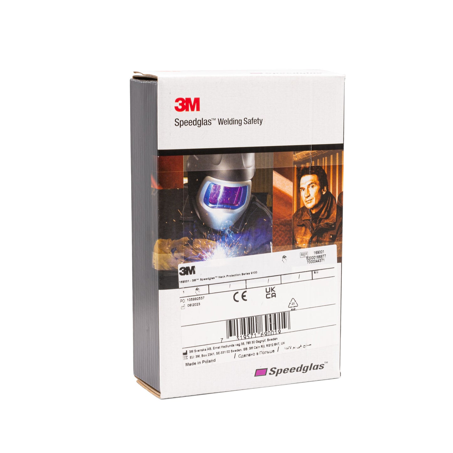 3M Speedglas Throat Protection 169001 – Product Packaging
