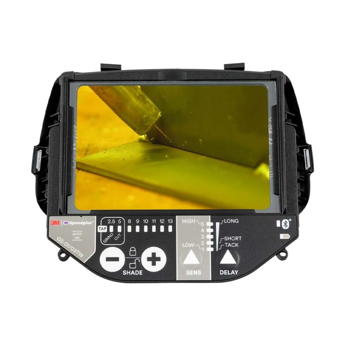 vision from welders view on a Speedglas Auto-darkening Welding Lens for a Speedglas G5-01 Or G5-03 Pro welding helmet