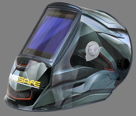 BossSafe Mega View Electronic Welding Helmet DELTA GRAPHIC
