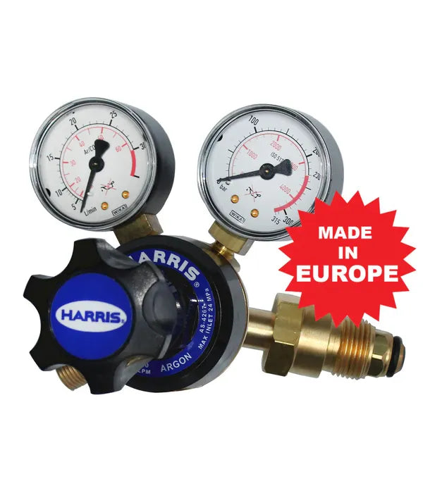Harris 730 Argon Cylinder Regulator 0-30LPM Side Inlet (T10)