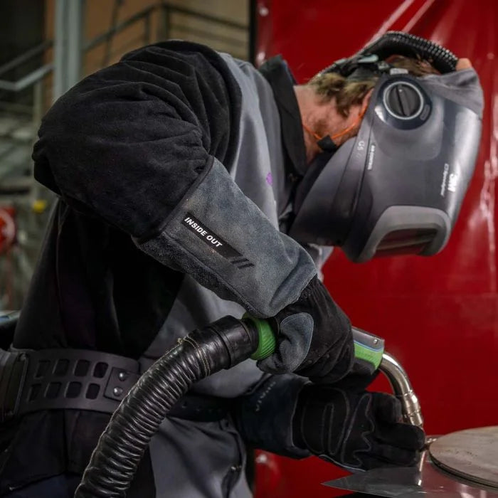 person Welding wearing Spata inside outside Gloves