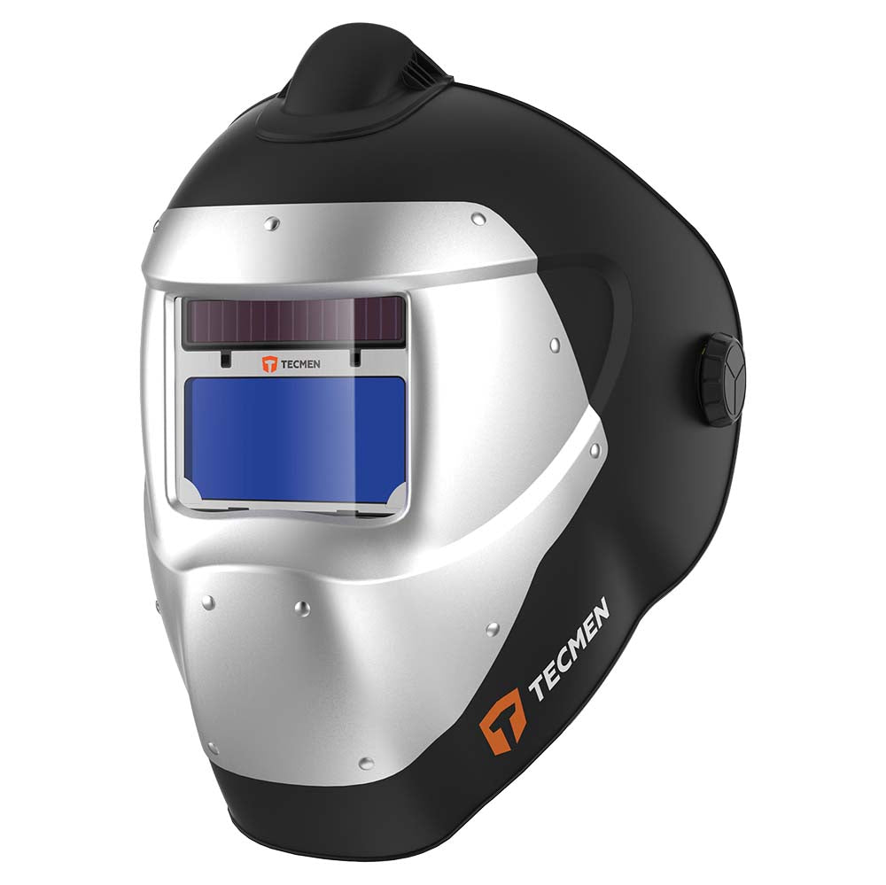 Tecmen 100LW Laser welding helmet PAPR ready on white background