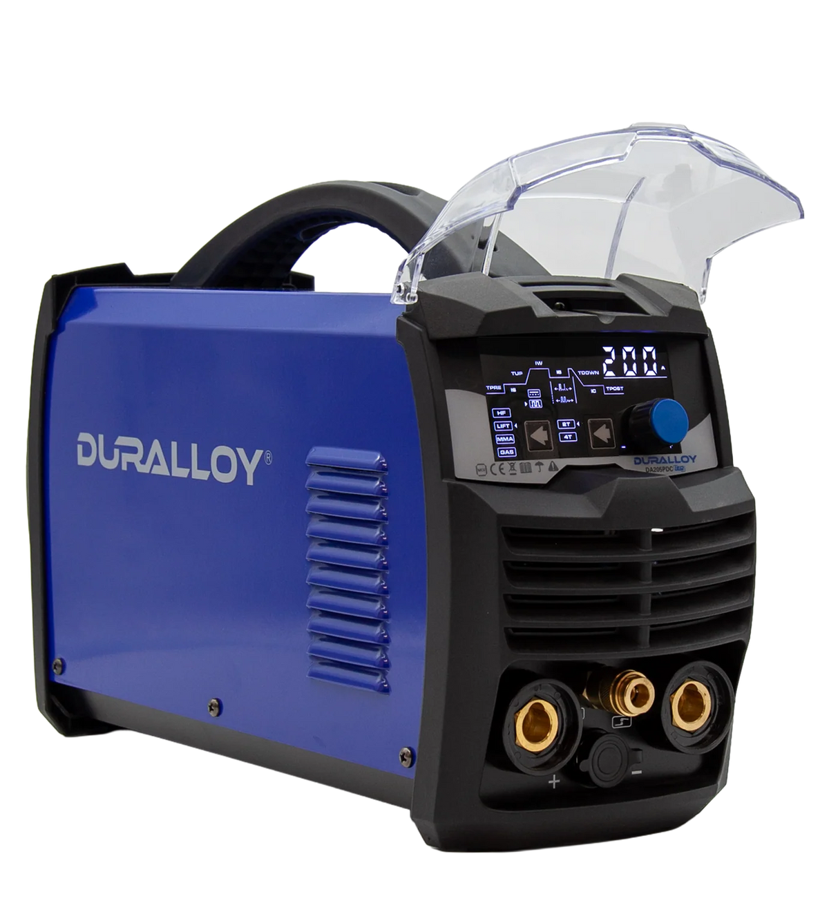 Duralloy 205P DC Pulse TIG Welder – 200A HF/Lift TIG & MMA, 240V