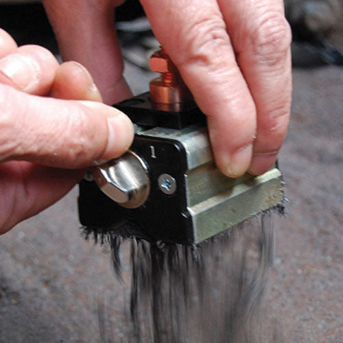 StrongHand Power Base Grounding Magnet Product Code GM203 shown in use
