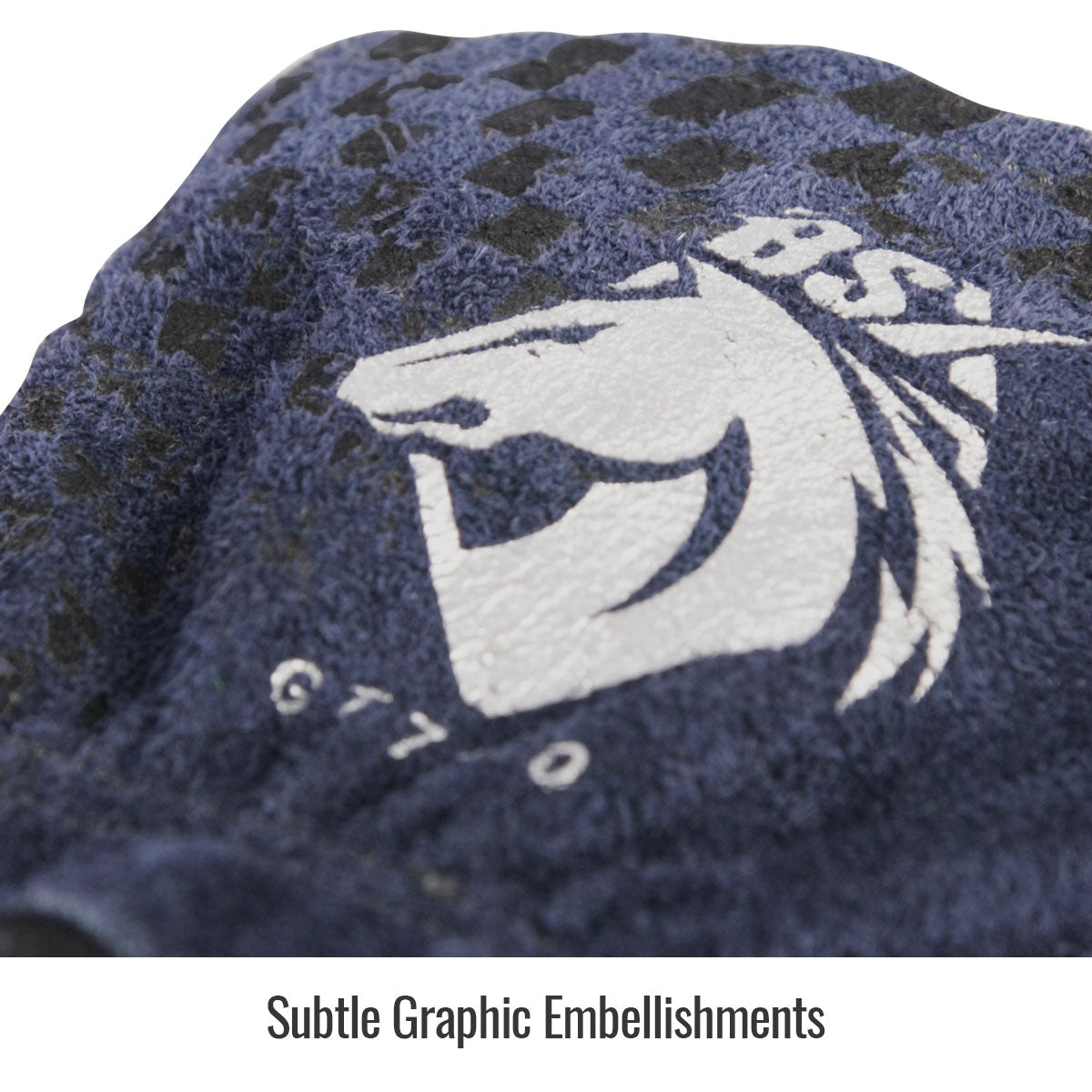 BSX Grain Goatskin & Flame Resistant Stretch Knit Cotton Tig Gloves graphic shown