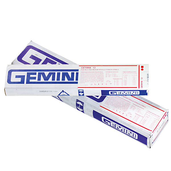 Boxes of Gemini 12 electrodes with packaging displaying the brand name and product details.
