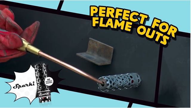 Tesuco 30mm Magnetic Base Sparki Hands Free Igniter for flame outs