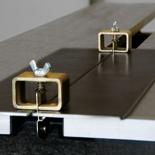 Strong Hand Magnetic Panel Clamp 2 shown in use