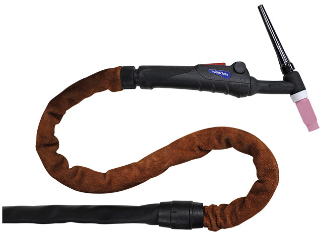 Weldclass TIG Torch with Switch & Remote Controls, 26 Series designed for use with Weldforce 202T ACDC Welder.