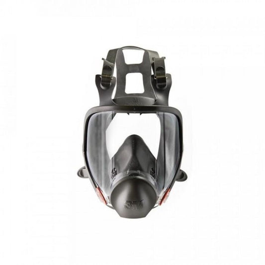 Front view of 3M Full Face Reusable Respirator 6000 Series Size Medium Part Number: M6800