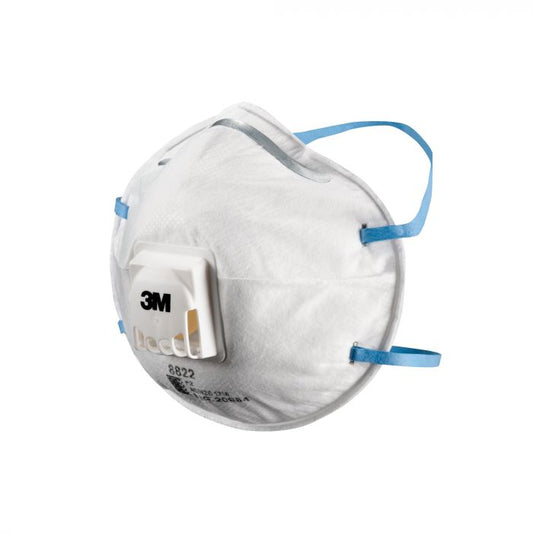 3M 8822 Disposable Respirator Classic Cup Valved P2 Part Number: M8822