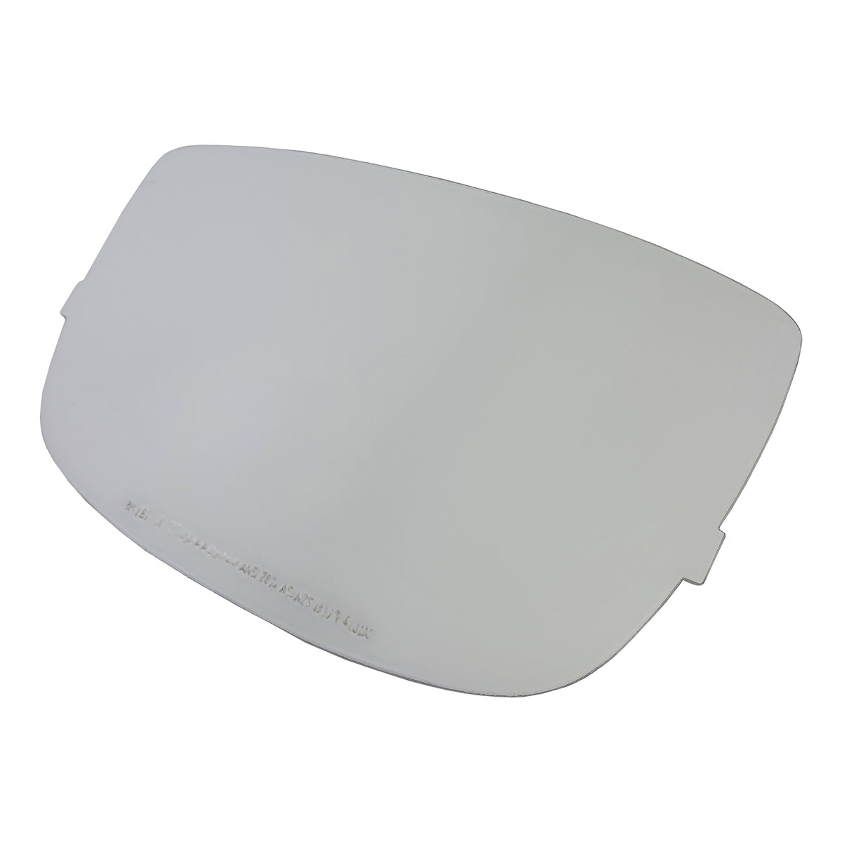 3M Speedglas 9002NC High Heat Outside Cover Lens 427071 – Angle View showing lens profile
