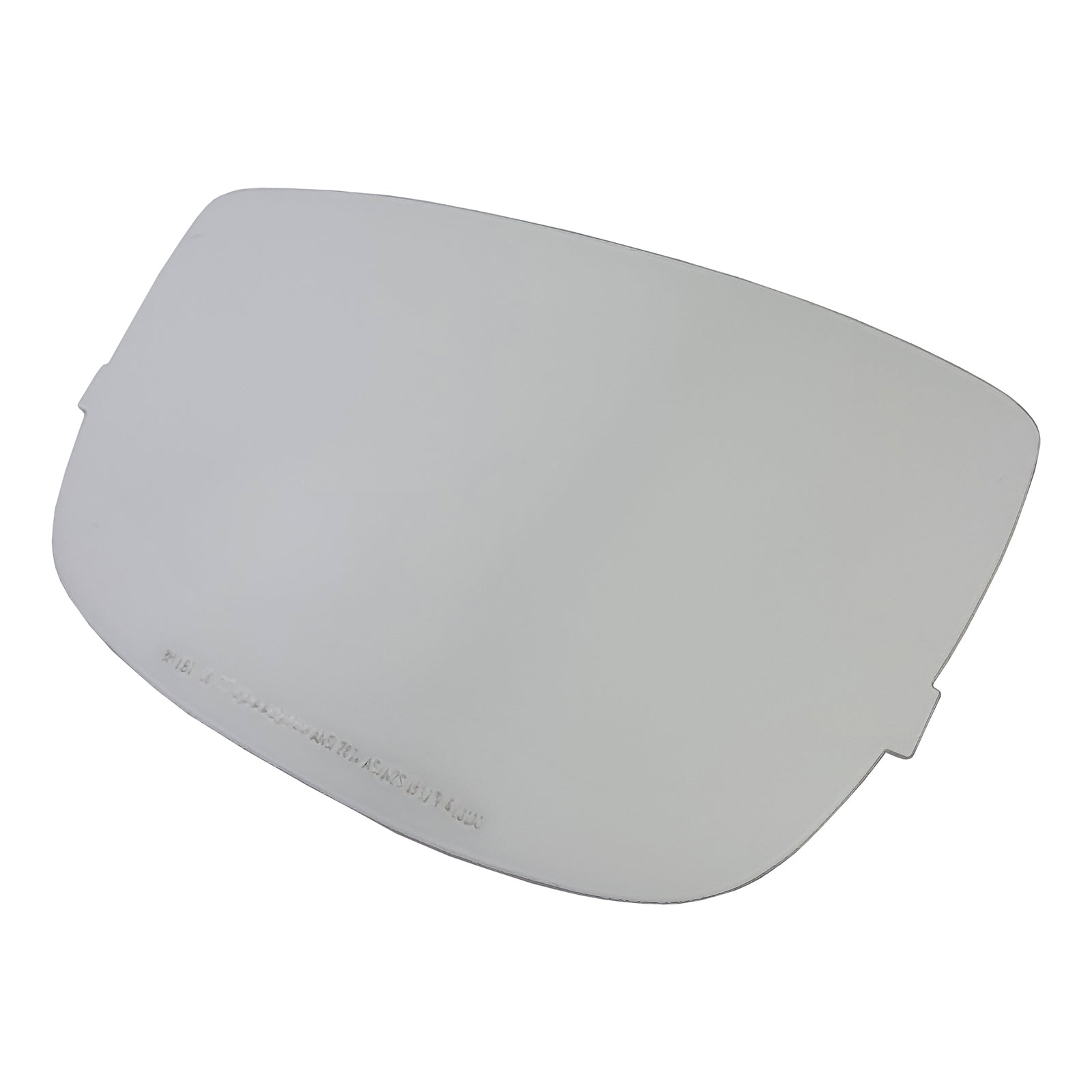 3M Speedglas 9002NC High Heat Outside Cover Lens 427071 – Angle View showing lens profile
