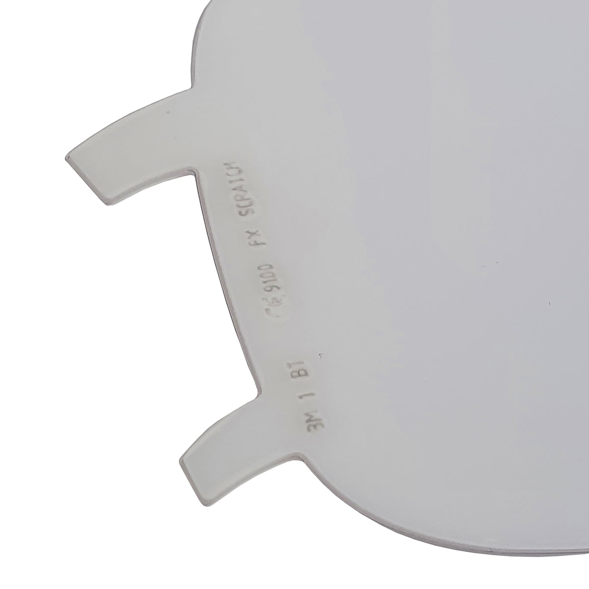 3M Speedglas 9100 FX Clear Grinding Visor Lens – Left Side Edge Detail