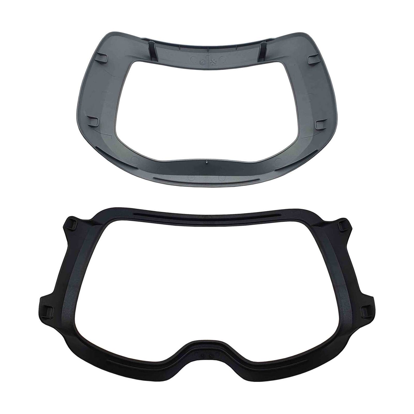 3M Speedglas 9100 FX Front Cover Kit – Silver Cover & Black Clip Separated