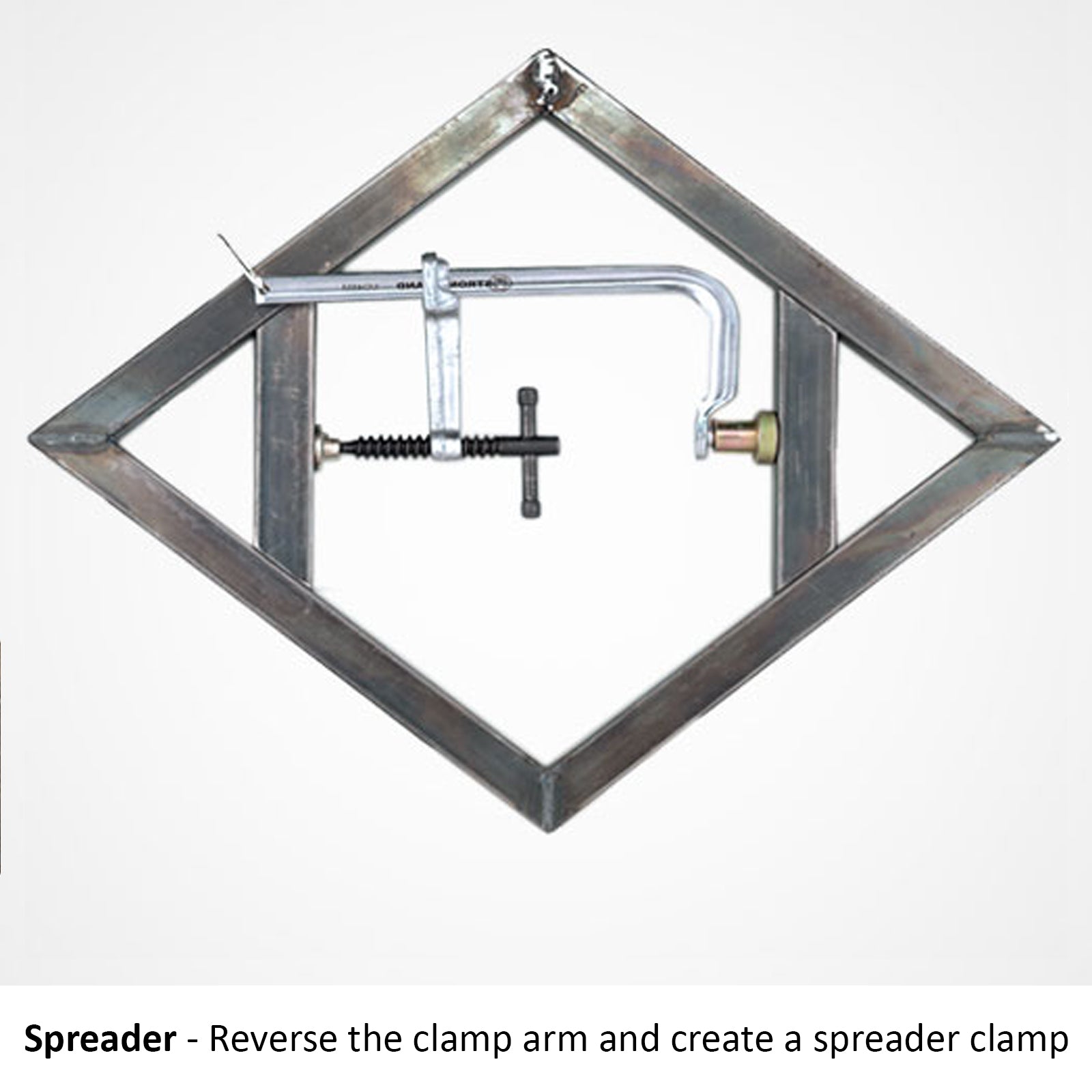 4 in 1 utility clamp reverse clamp arm and create spreader clamp 