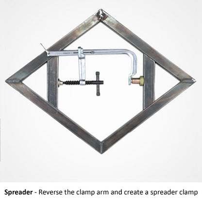 4 in 1 utility clamp reverse clamp arm and create spreader clamp 