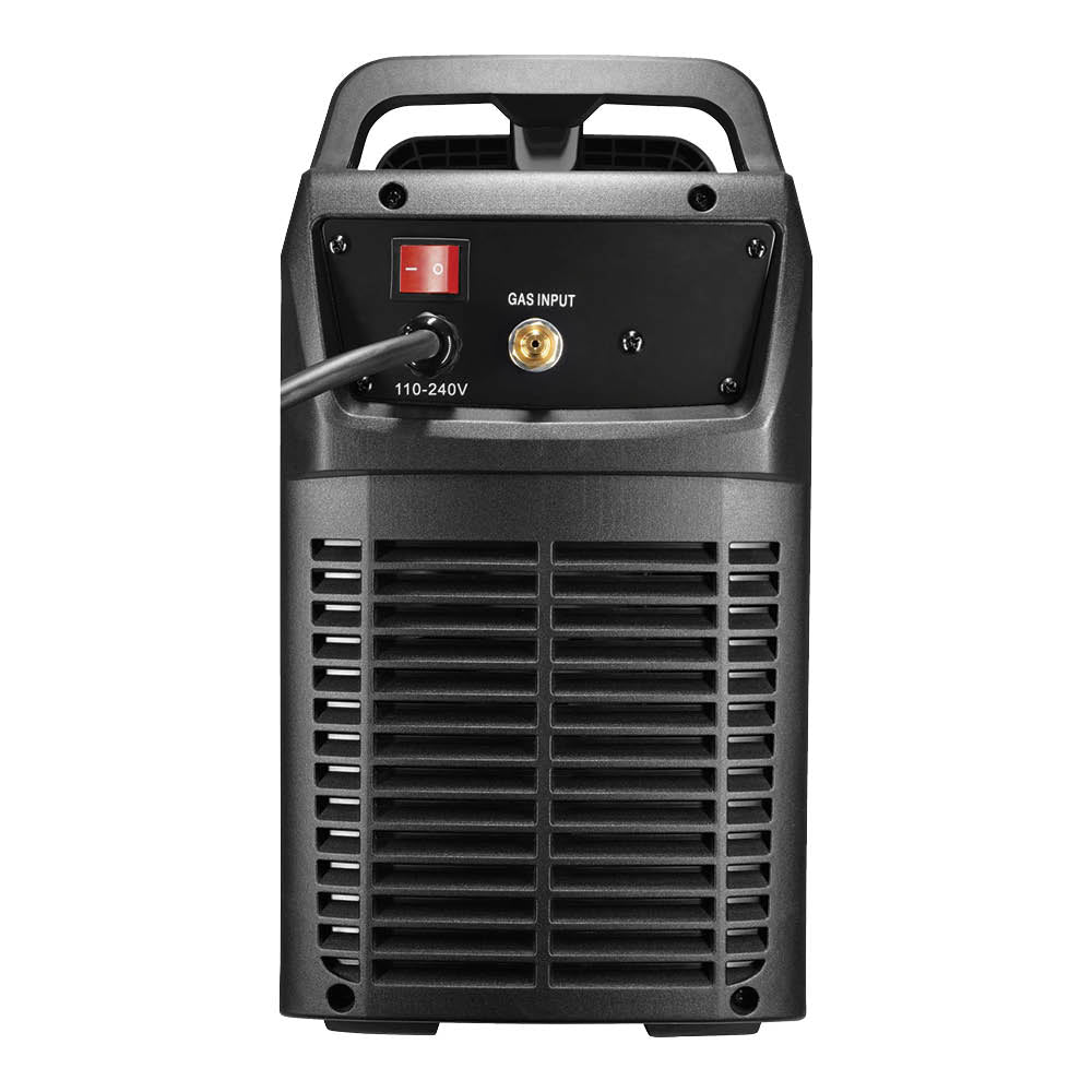 BTWeldx4ProMSTA235 Welding Machine  with gas input and power connection on a white background