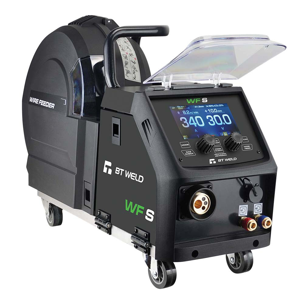 BT Weld Freedom 340 WF wire feeder machine on a white background