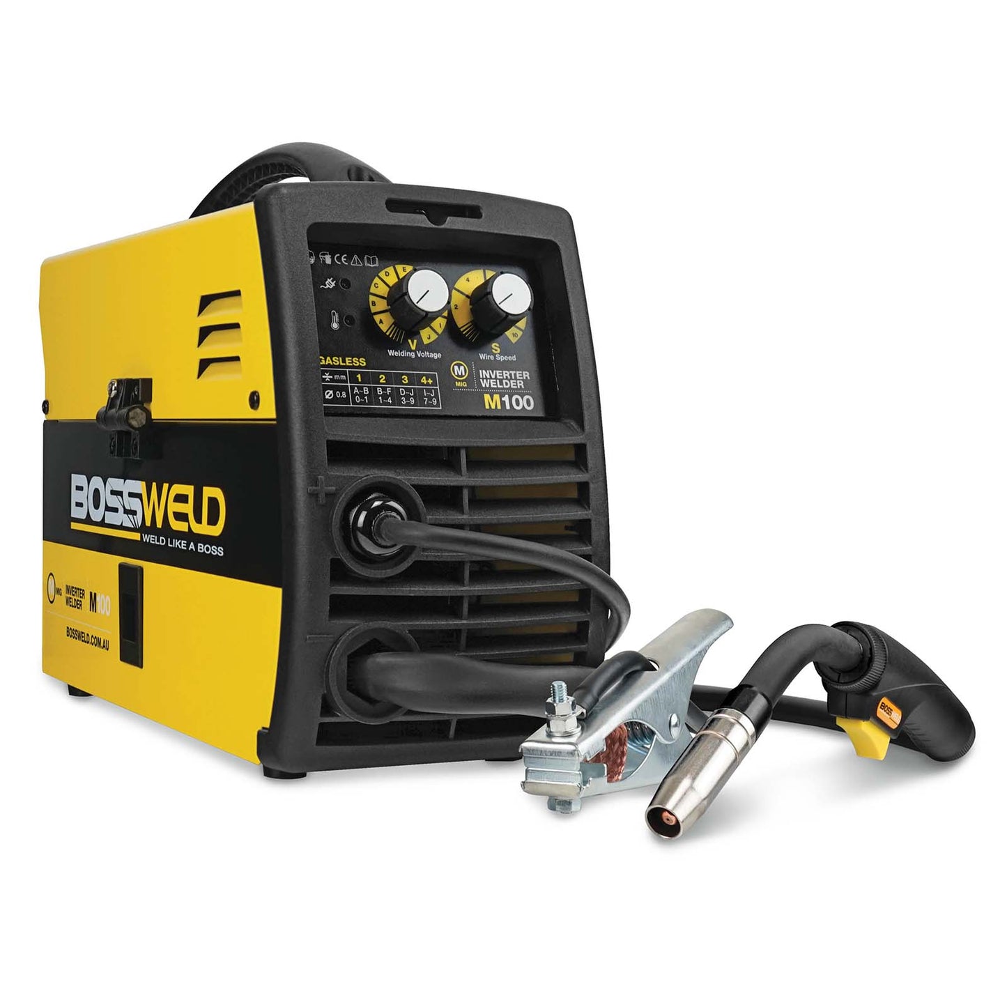 Bossweld M100 Gasless MIG Inverter Welder