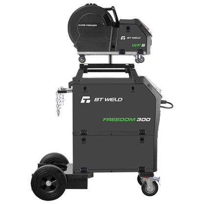BT Weld Freedom 300 WF  welding machine Side View on a white background