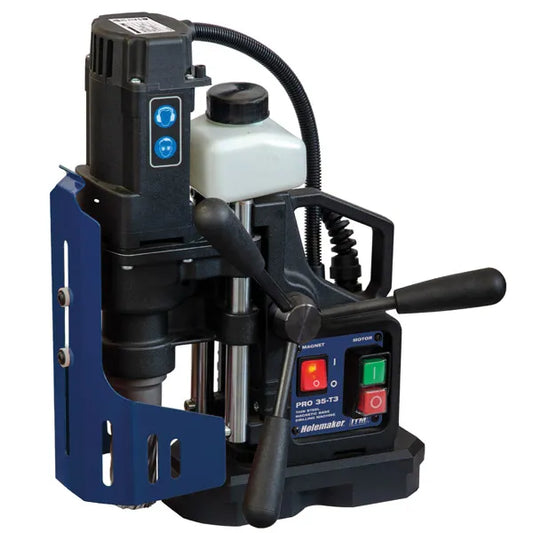 HOLEMAKER PRO35 MAGNETIC BASE DRILL WITH SPECIAL 3MM MINIMUM WALL THICKNESS ELECTROMAGNET
