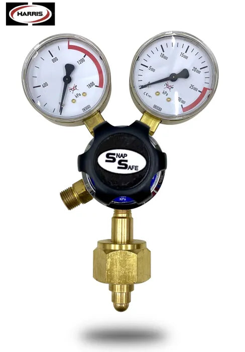 Harris 801 Air Cylinder Pressure Regulator  0-1000kPa Vertical Inlet (Snap Safe)