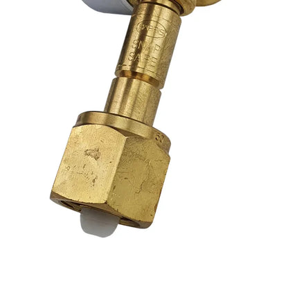 Harris 801 Nitrogen Cylinder Regulator 0-1000kPa Side Inlet T50 (Snap Safe)