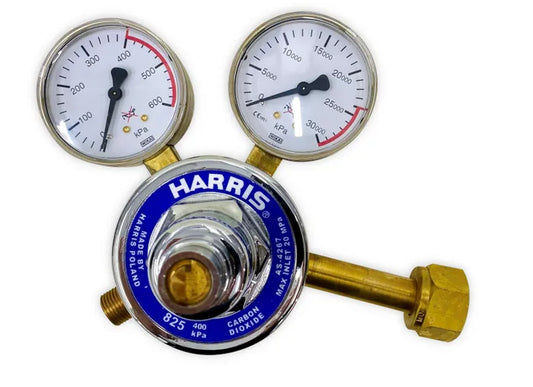 Harris 825 Sav ‘T’ Lock CO2 Cylinder Pressure Regulator 0–400 kPa (Side Inlet)