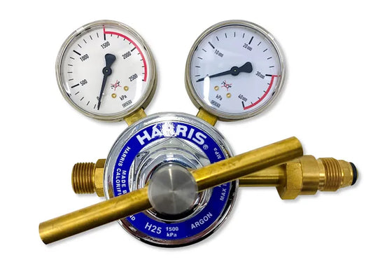 Harris H25 Argon Reg Side Inlet High Flow (Stainless Steel Diaphragm)