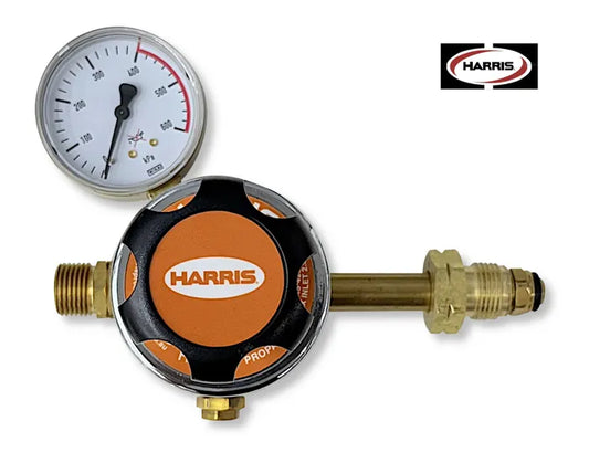 Harris H25 LPG High Flow Reg 0–400 kPa Side Inlet 