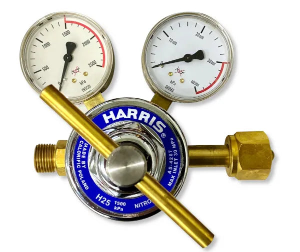 Harris H25 Nitrogen Reg High flow 0–1500 kPa Side Inlet High  