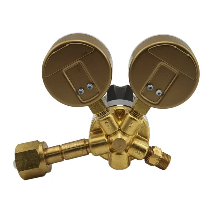 Harris 801 Nitrogen Cylinder Regulator 0-1000kPa Side Inlet T50 (Snap Safe)