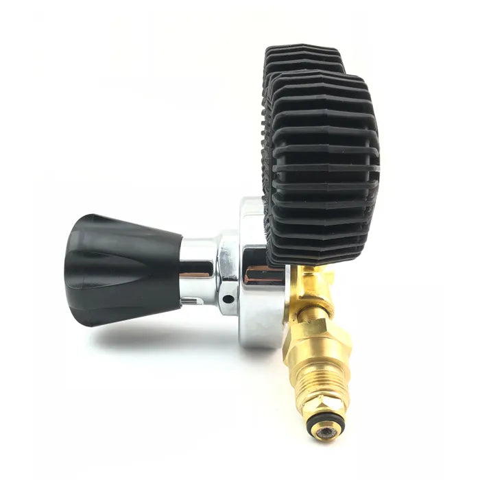 Harris 825 Argon Anti-Surge Flow Control Cylinder Regulator 0–30 LPM (Side Inlet, Knob Adjustment)