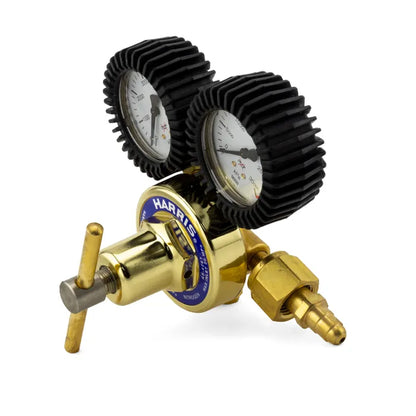 Harris 825 Nitrogen Cylinder Regulator 0-4000kPa Side Inlet SS Diaphragm (5/8" UNF)