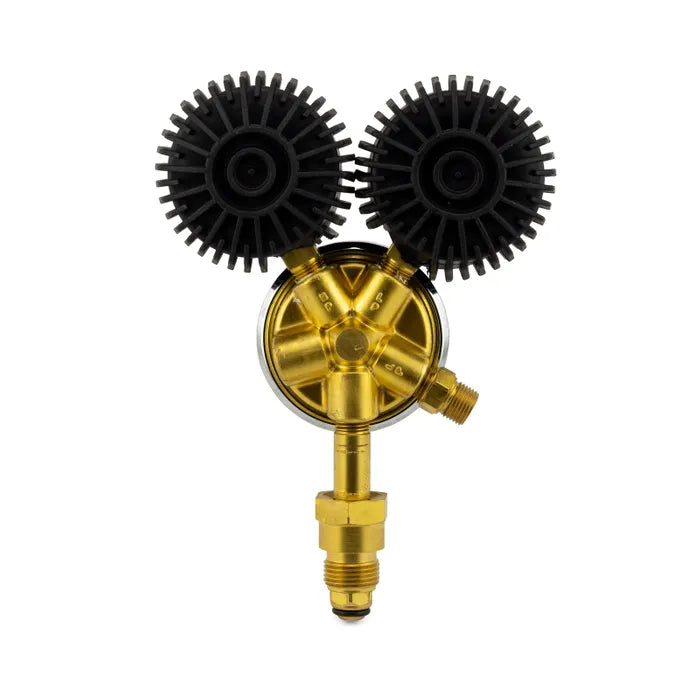 Harris 825 Oxygen Cylinder Regulator 0-1000kPa Vertical Inlet T10 (Snap Safe)