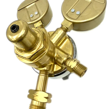 Harris 896 Dual-Stage Acetylene Regulator – 0-150kPa Vertical Inlet
