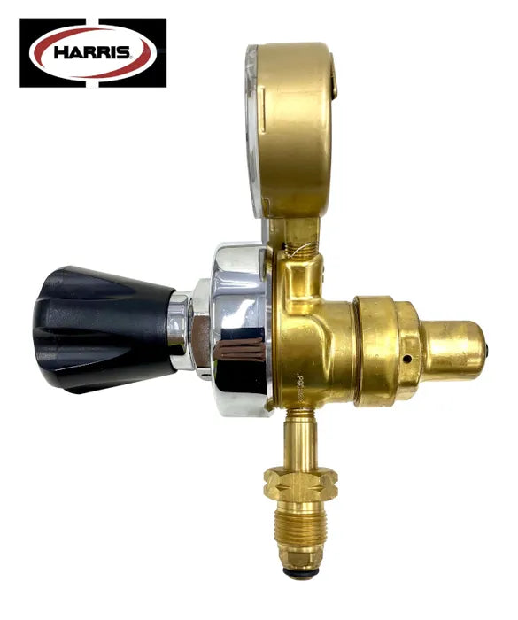 Harris 896 Dual-Stage Acetylene Regulator – 0-150kPa Vertical Inlet