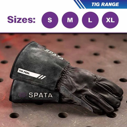 Spata Tig Feel Welding gloves with sizes range 