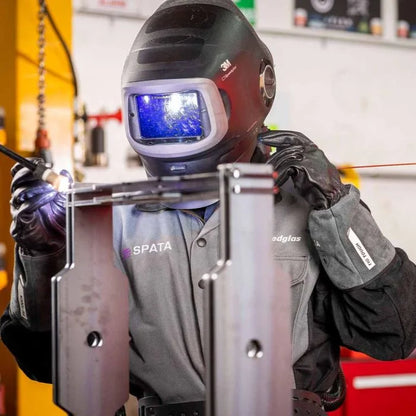Person Welding wearing Spata Tig Tough Welding Gloves 