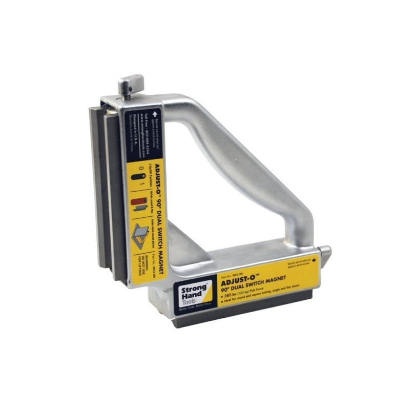 Strong Hand Adjust-O 90° Dual Switch Magnet Square  MS2-90