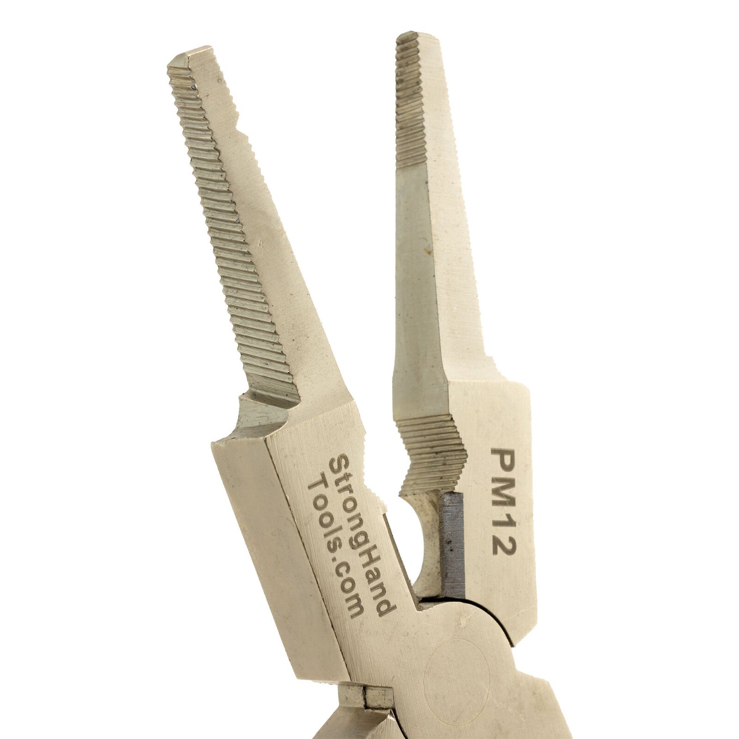 Strong Hand Mig Deluxe Pliers PM12 close up of tip shown 