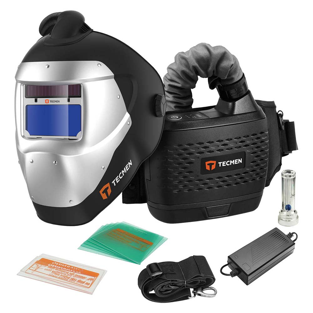 Tecmen 100LW Laser Welding Helmet with Freflow V1 PAPR
