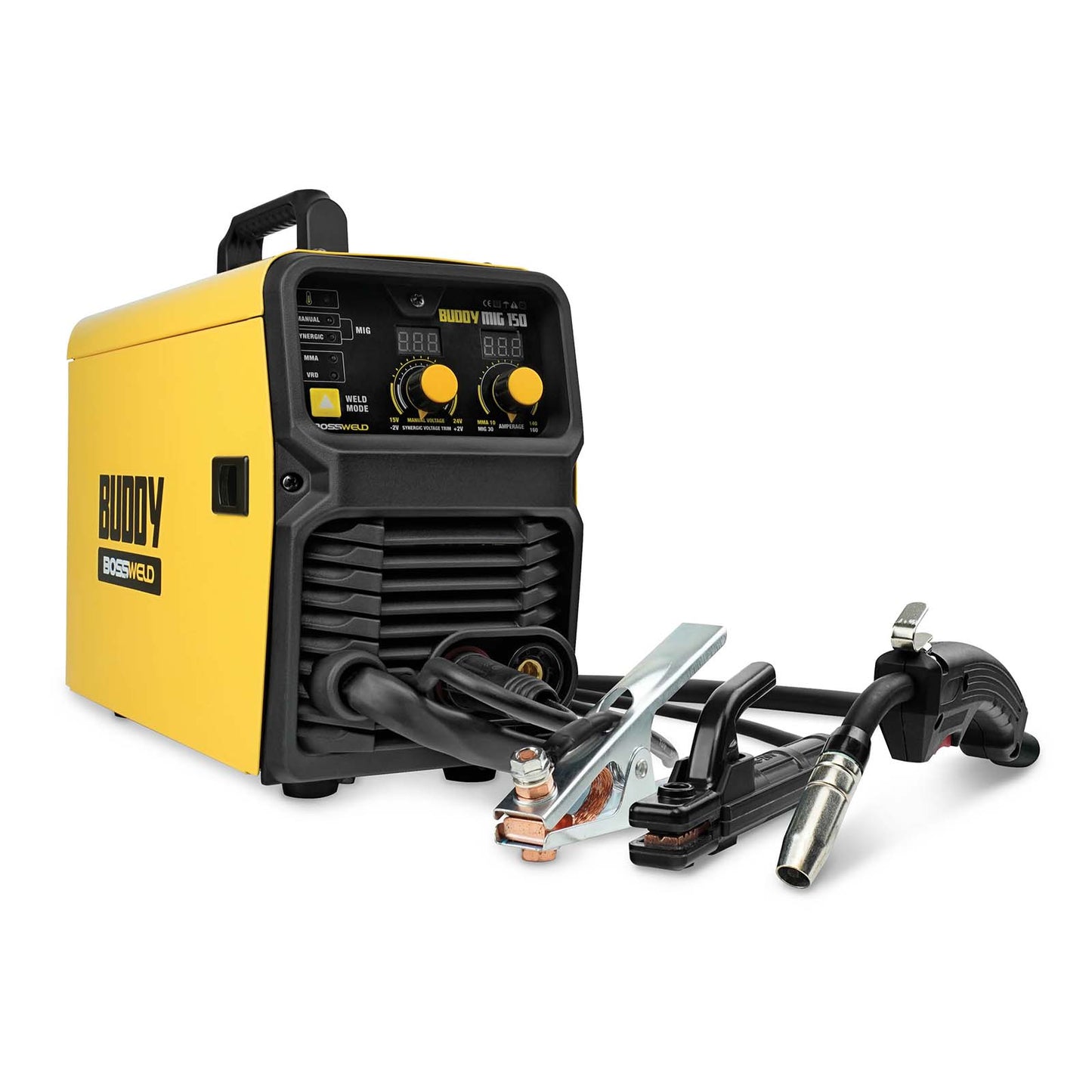 Bossweld Buddy MIG 150 Gas/Gasless Synergic MIG Inverter Welder