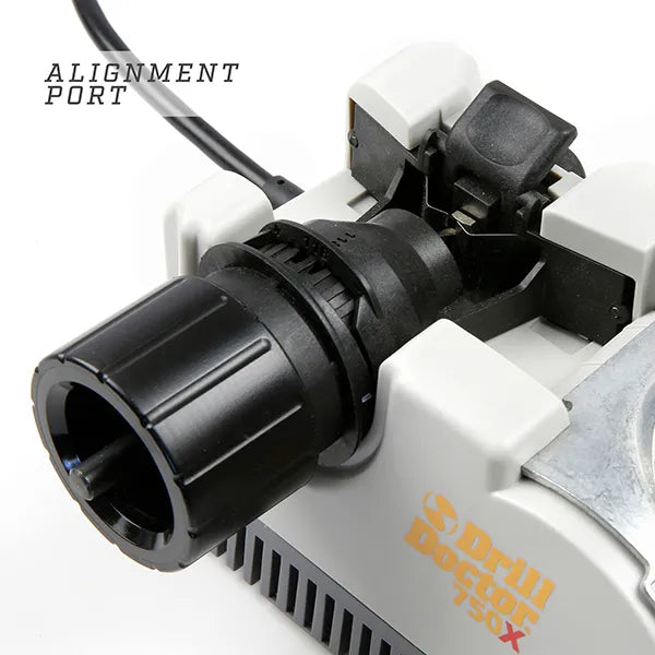 Drill Doctor DD750X Drill Bit Sharpener – Alignment Port Detail