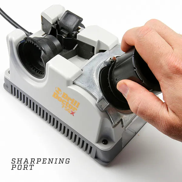 Drill Doctor DD750X Drill Bit Sharpener – Sharpening Port Detail