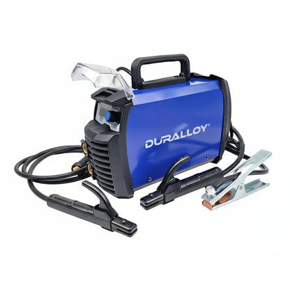 Duralloy 180DS DA180DS – Side View with MMA Leads and Clamps