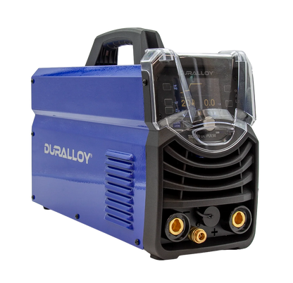 Duralloy TIG200 DC Pulse Welder – Side Profile Showing Cooling Vents and Panel Cover