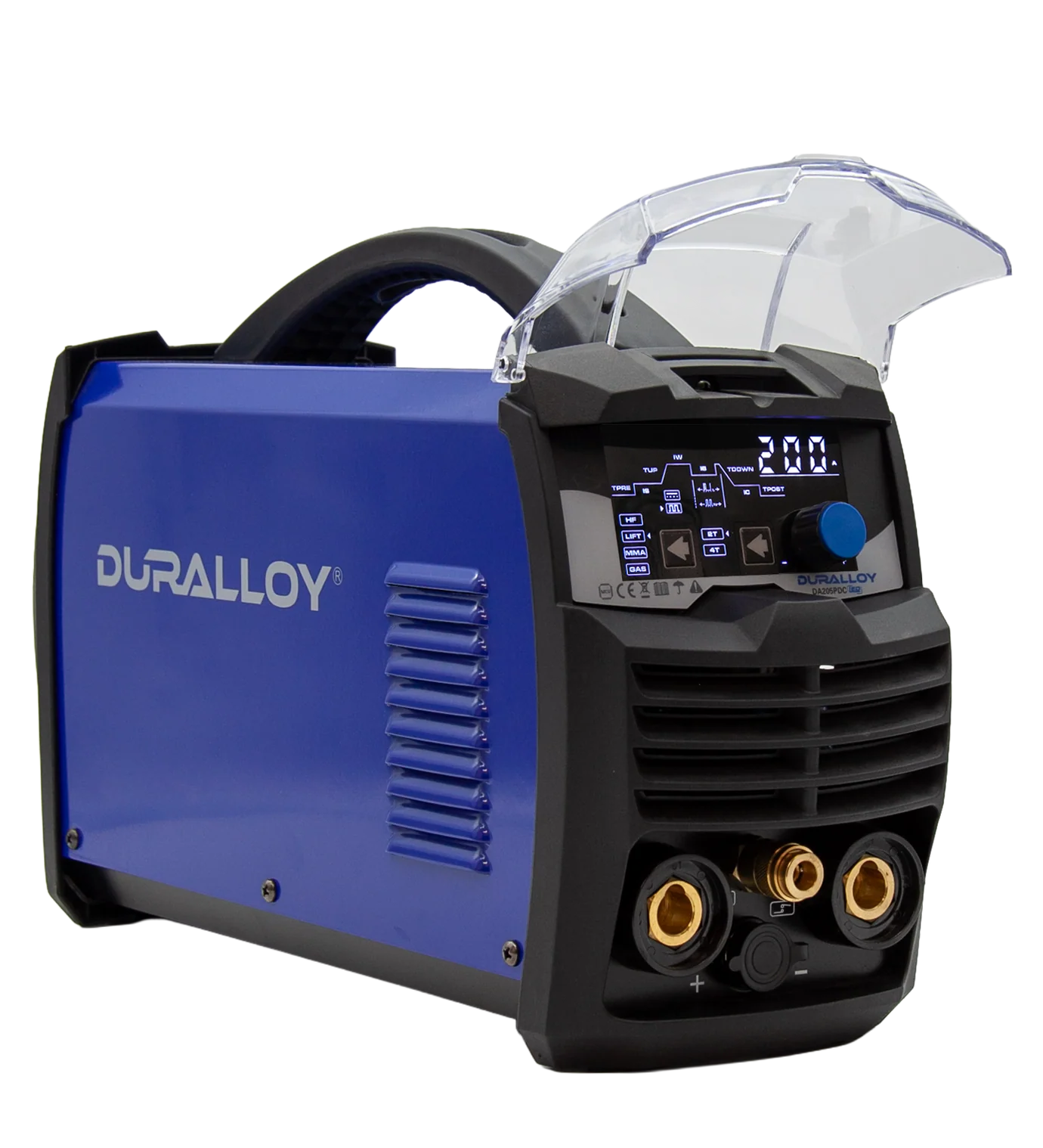 Duralloy 205P DC Pulse TIG Welder – 200A HF/Lift TIG & MMA, 240V